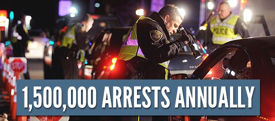 1,500,000 dui arrests